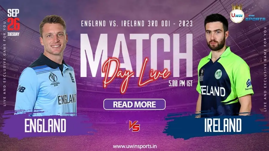 England vs Ireland 3rd ODI